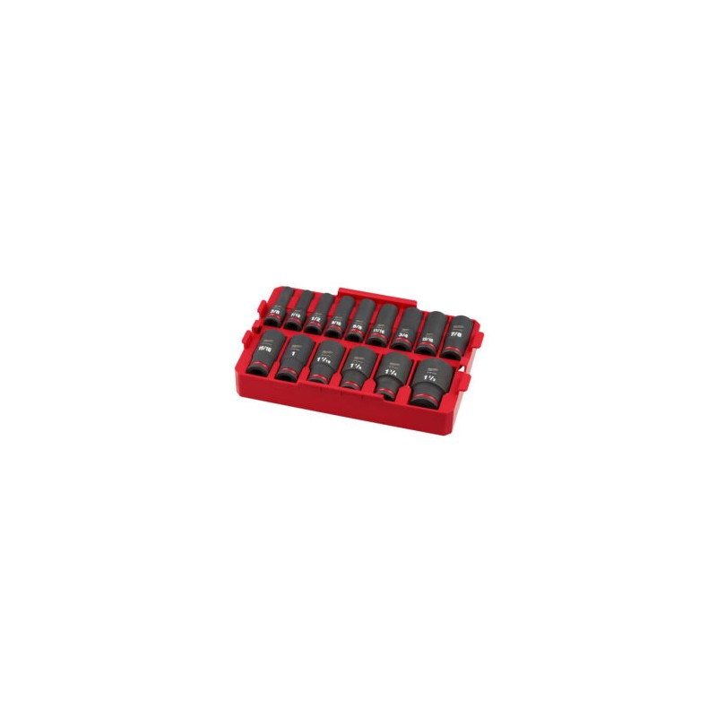 49-66-6817 Juego de Dados SAE SHOCKWAVE Impact Duty™ de 1/2” Dr. de 15 piezas