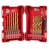 48-89-4860 Juego de brocas métricas de titanio SHOCKWAVE™ RED HELIX™ (19 piezas)