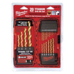 48-89-1105 Juego de brocas de titanio Thunderbolt® (20 piezas)