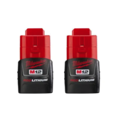 48-11-2411 PAQUETE DE DOS BATERIAS COMPACTA 1.5 REDLITHIUM™ M12™