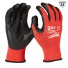 48-22-8931 GUANTES ANTICORTE NIVEL 3 BAÑADOS EN NITRILO M